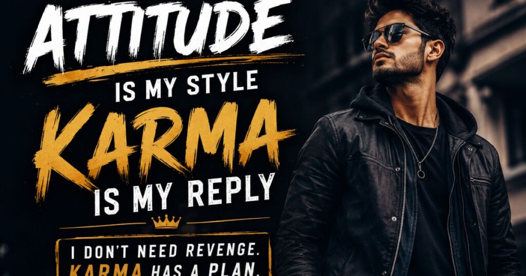 Attitude Karma Captions for Instagram