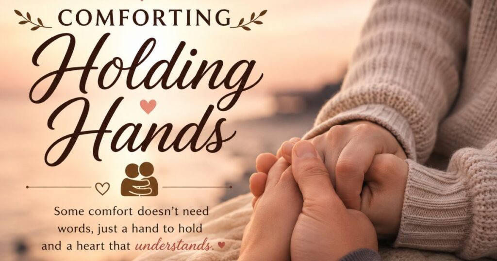Comforting Holding Hands Captions