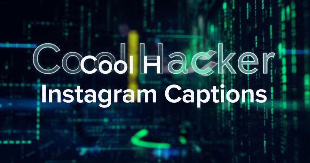 Cool Hacker Instagram Captions