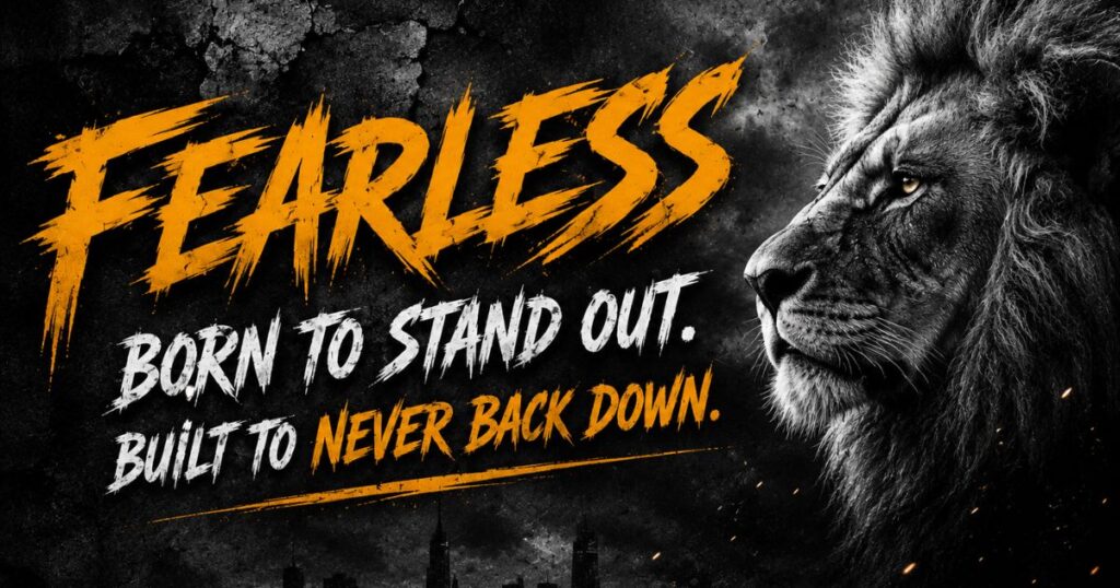 Fearless Tuff Instagram Captions