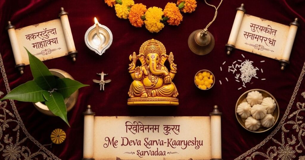 Ganpati Captions For Instagram in Sanskrit