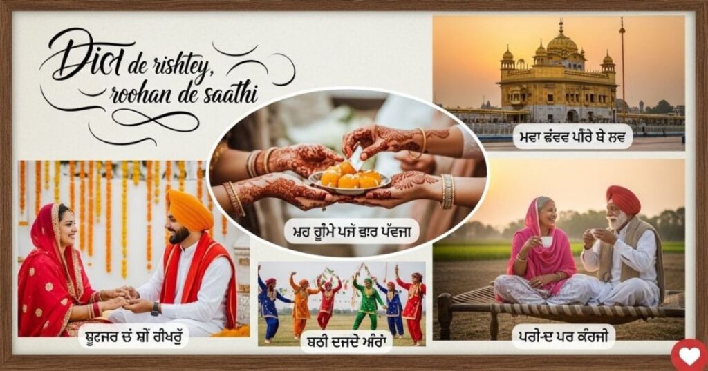 Heartfelt Punjabi Captions for Special Moments
