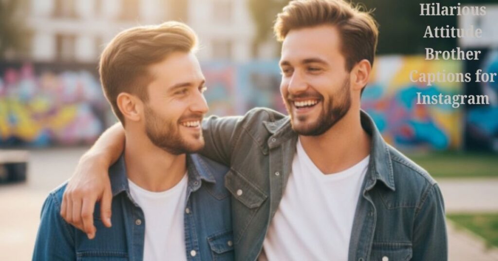 Hilarious Attitude Brother Captions for Instagram