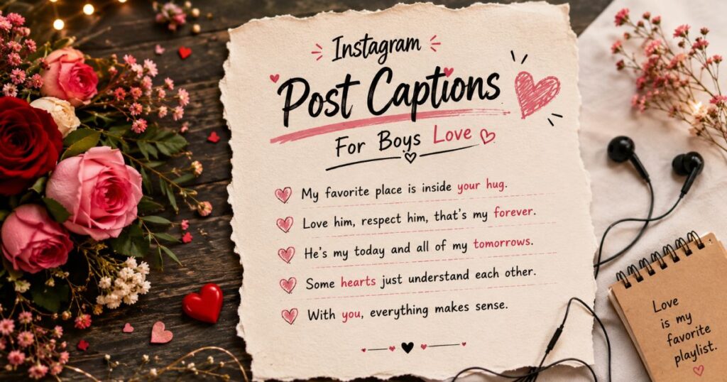 Instagram Post Captions for Boys Love