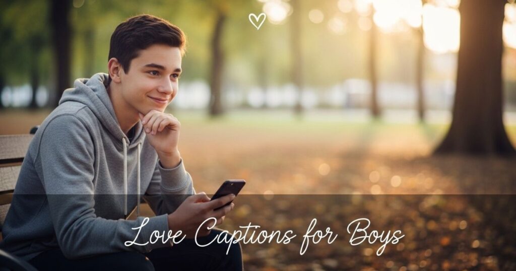 Love Captions for Boys