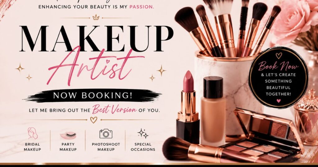 Makeup Artist Captions for Booking