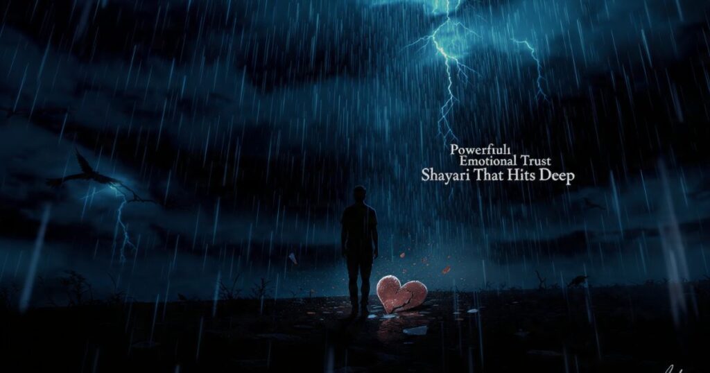 Powerful Emotional Trust Shayari That Hits Deep