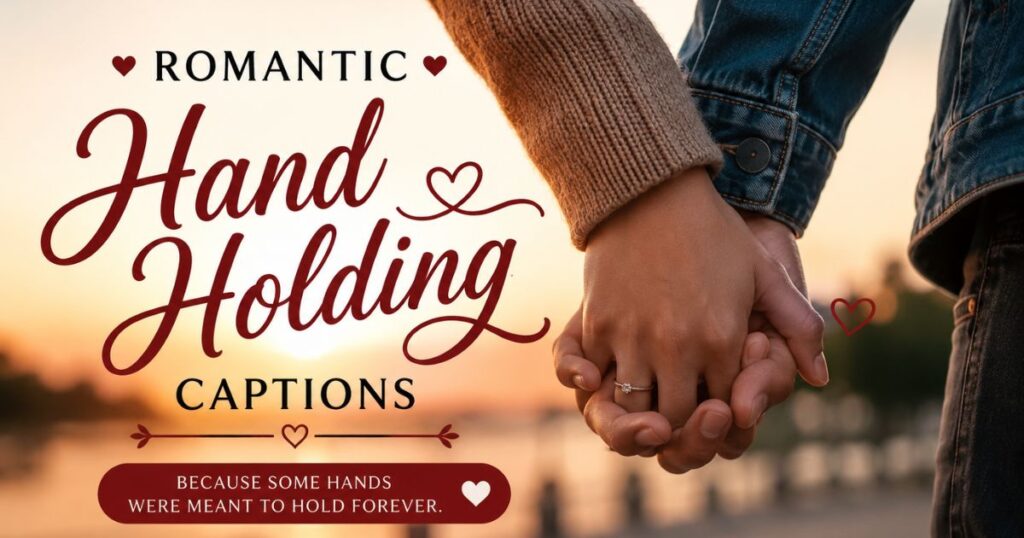 Romantic Couple Hand Holding Captions  (1)