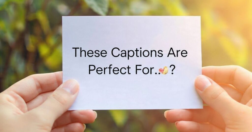 These Captions Are Perfect For…