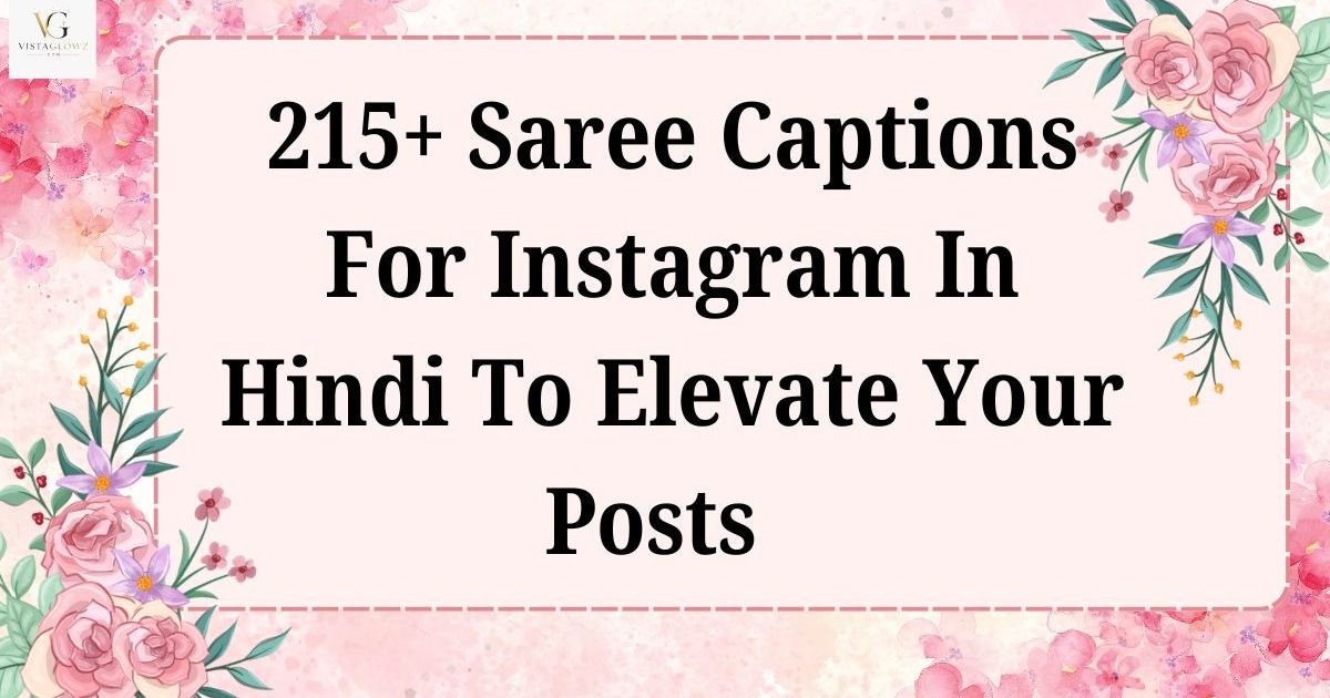 saree captions for instagram in hindi