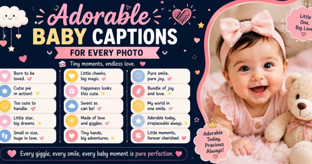Adorable Baby Captions for Every Photo