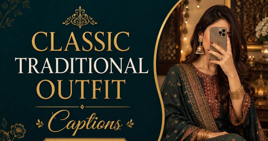 Classic Traditional Outfit Captions for Instagram