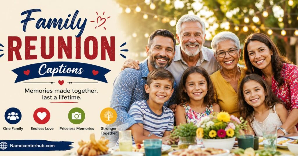 Family Reunion Captions