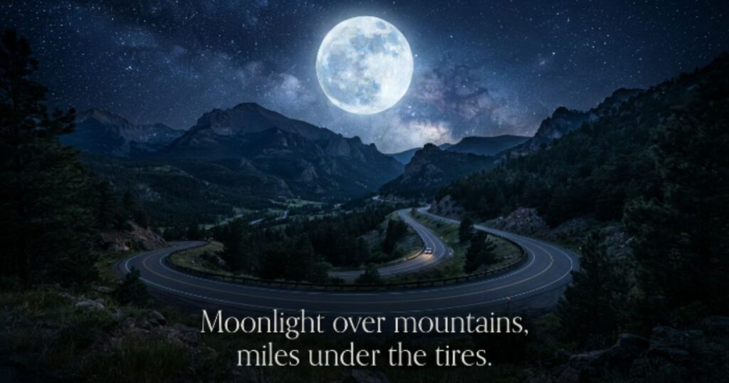 Night Ride Captions Inspired By Nature