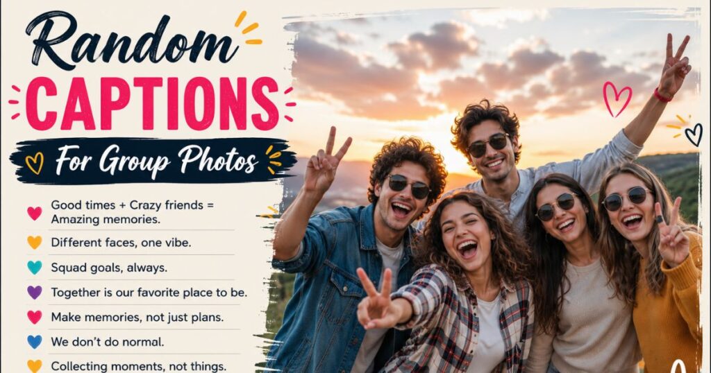 Random Captions For Group Photos
