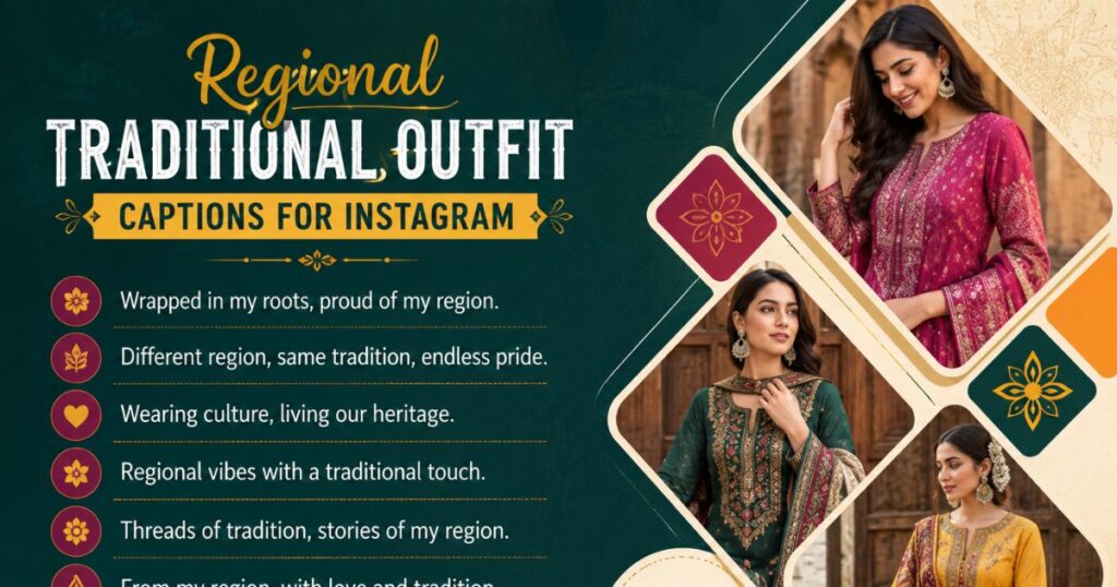 Regional Traditional Outfit Captions for Instagram