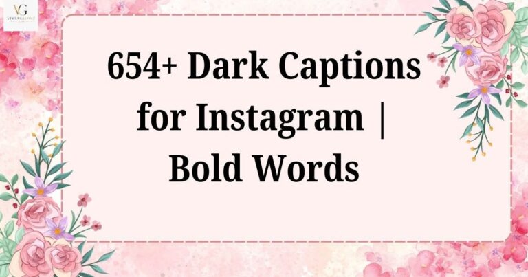 caption for dark photo