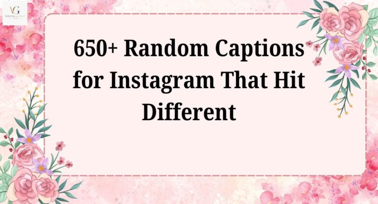 random pictures captions for instagram
