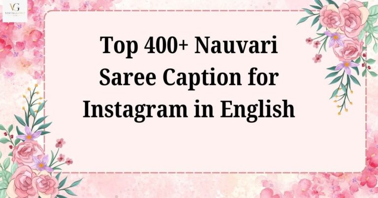 nauvari saree caption for instagram in marathi