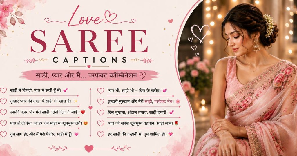 Aesthetic Saree Captions for Instagram