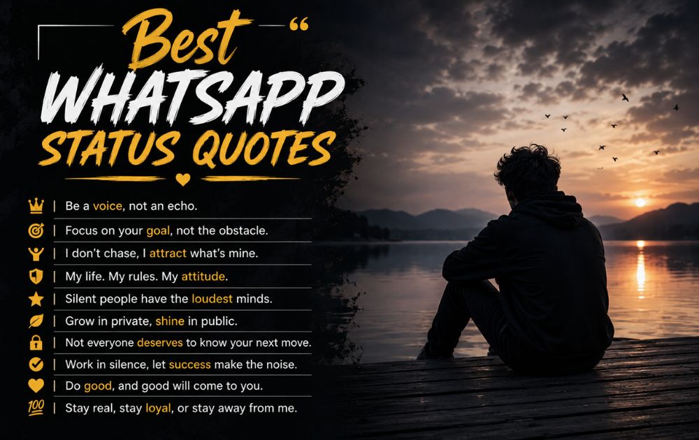 Best WhatsApp Status Quotes