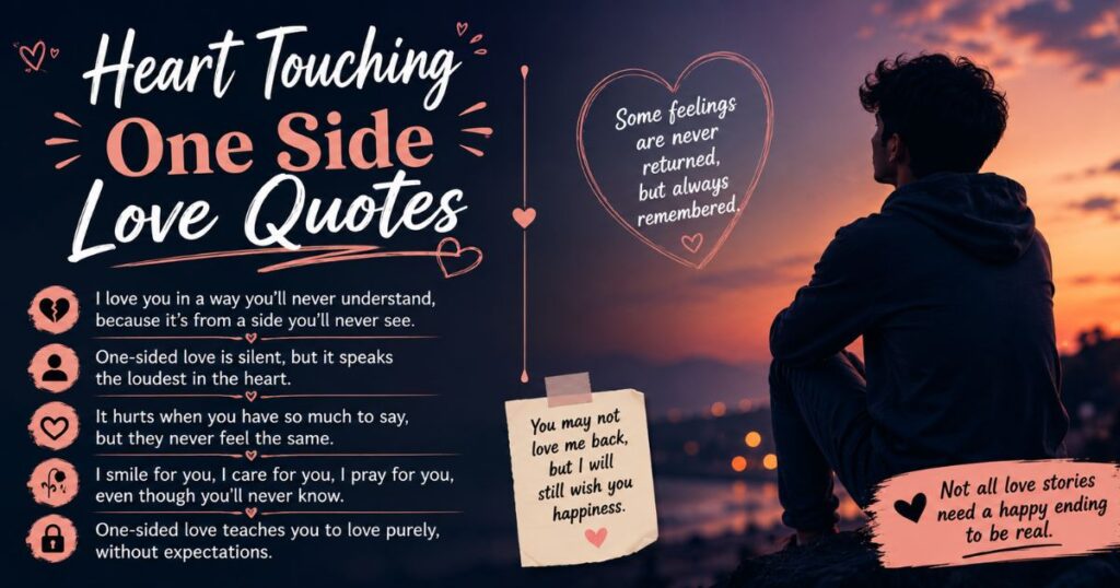 Heart Touching One Side Love Quotes