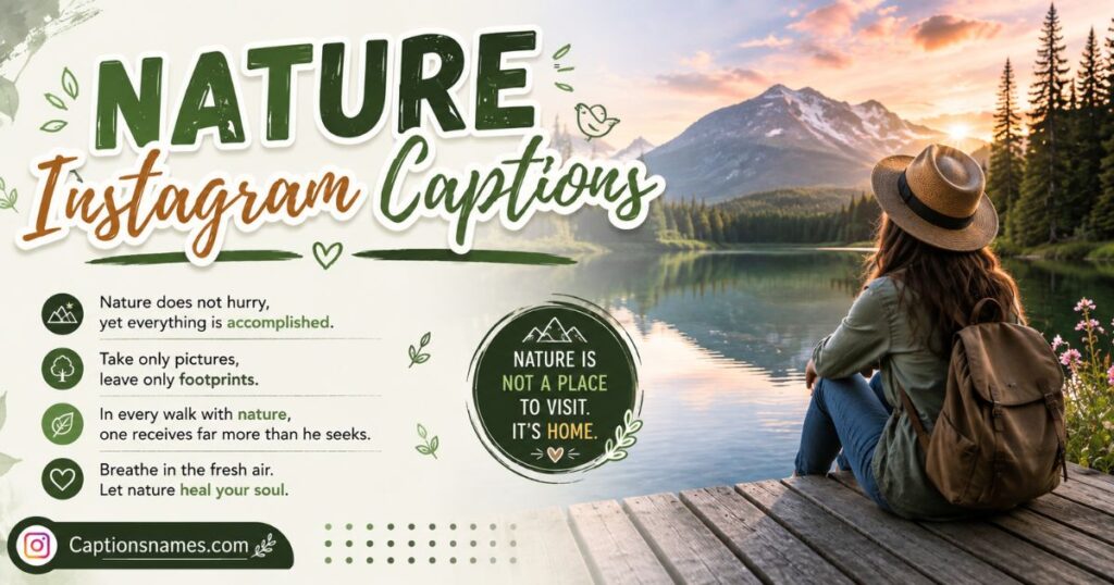 Nature Instagram Captions