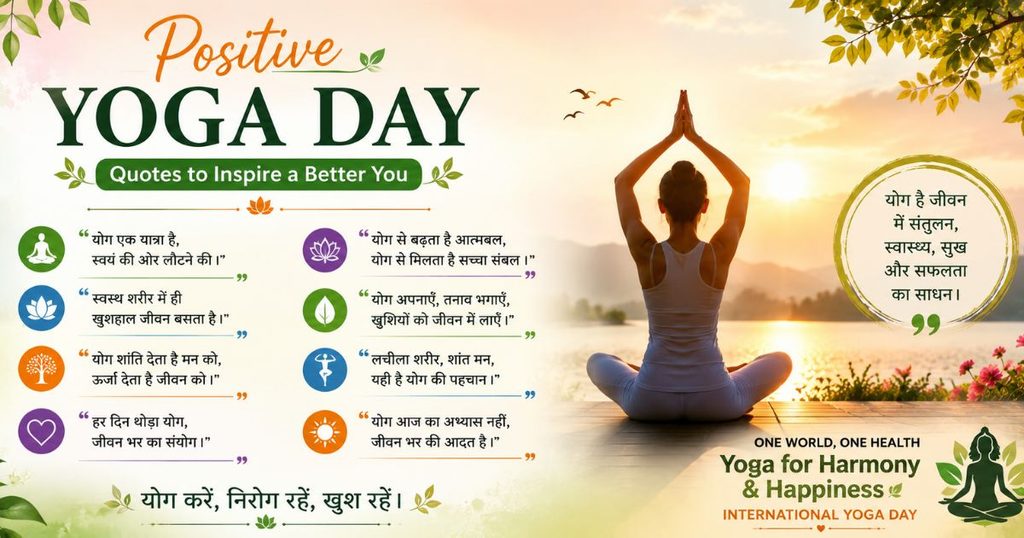 Positive Yoga Day Quotes