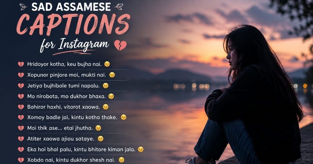 Sad Assamese Caption for Instagram