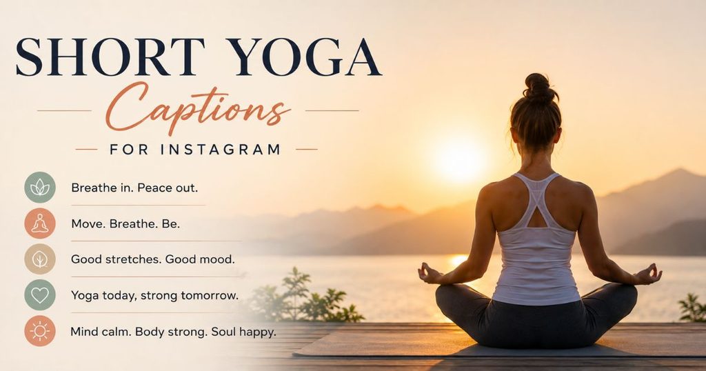 Short Yoga Captions for Instagram