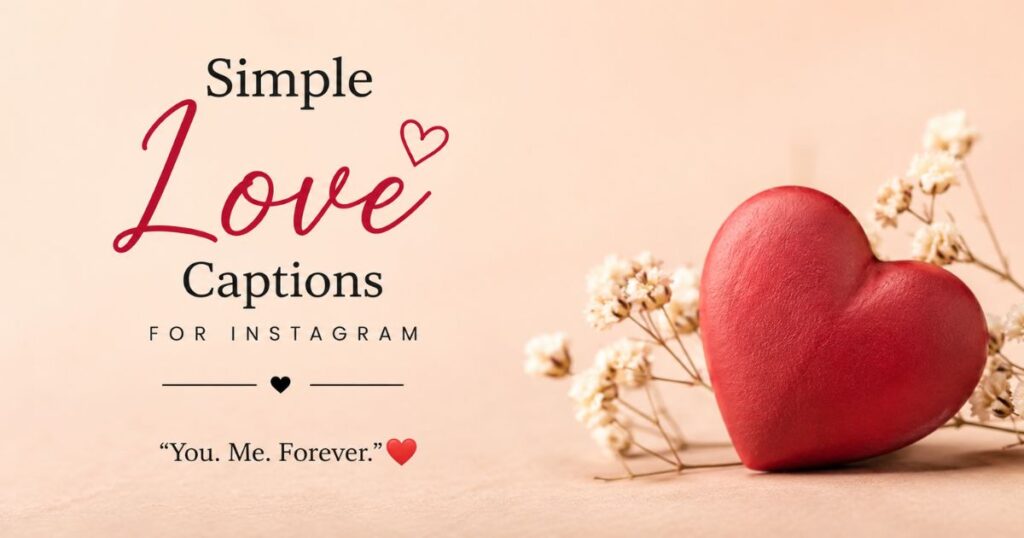 Simple Insta Love Caption