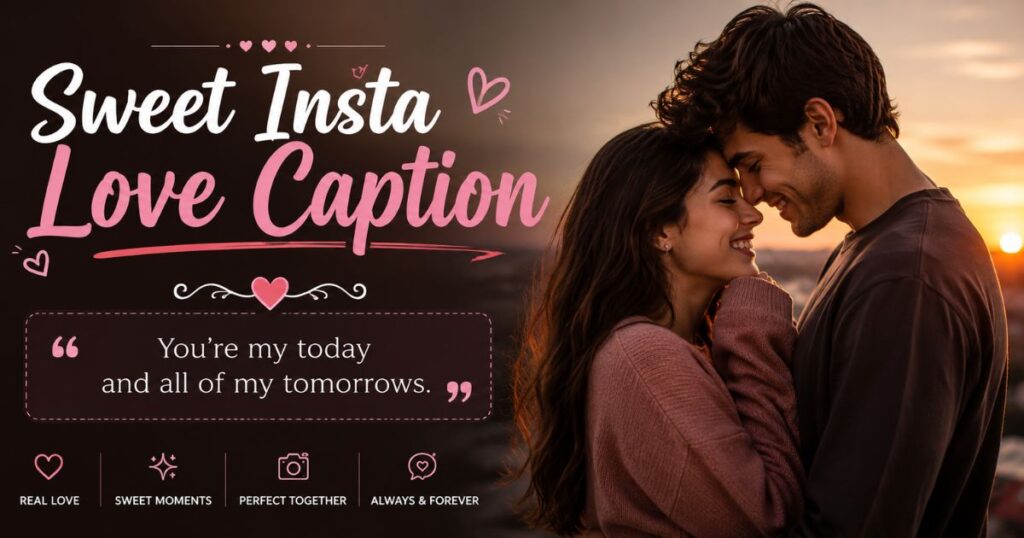 Sweet Insta Love Caption
