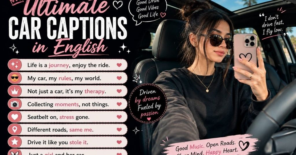 Ultimate Car Captions in English