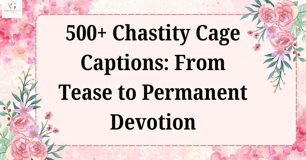 chastity cage captions