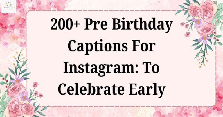 pre birthday celebration caption