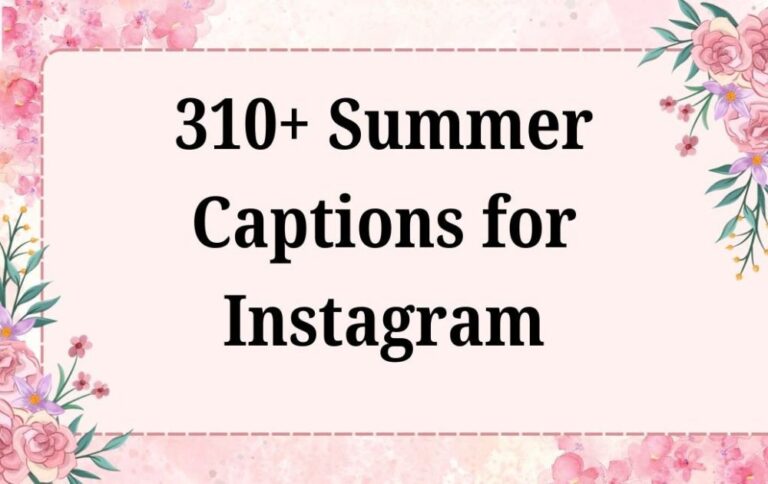 summer captions