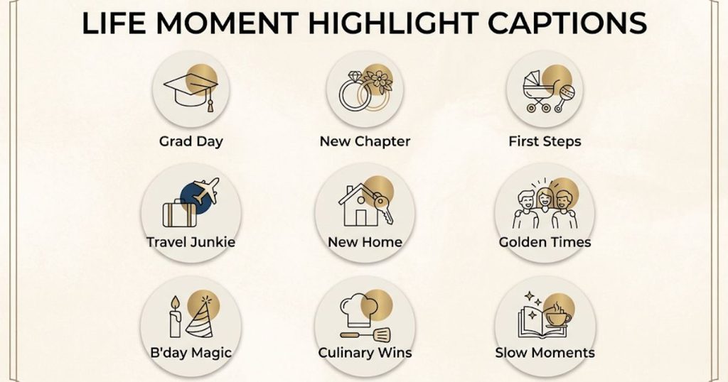 Life Moment Highlight Captions