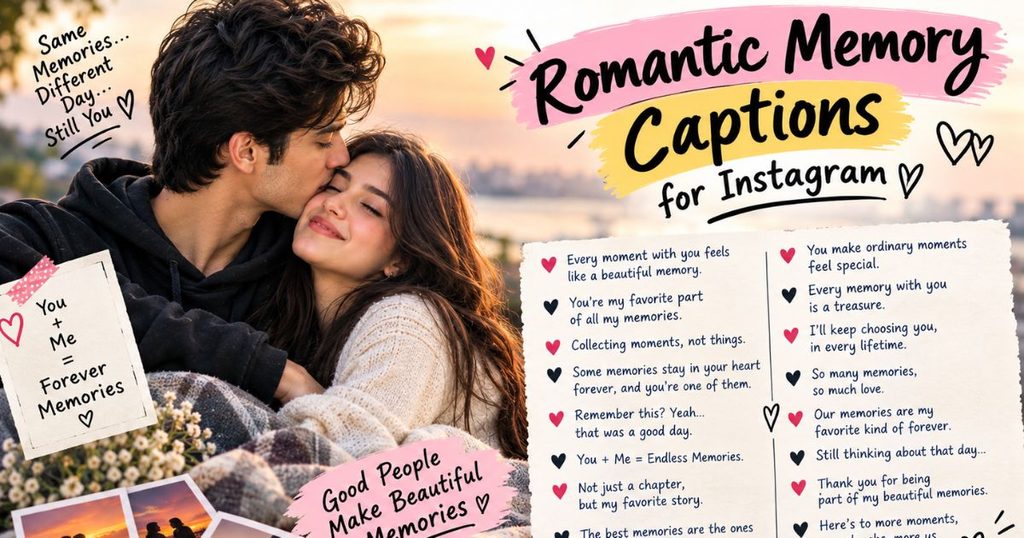 Romantic Memory Captions