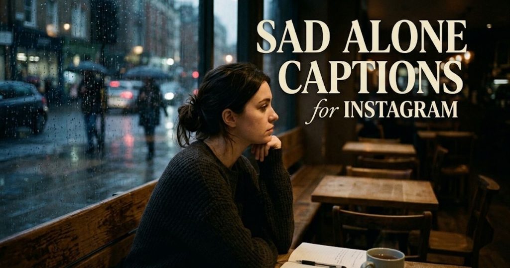 Sad Alone Captions for Instagram