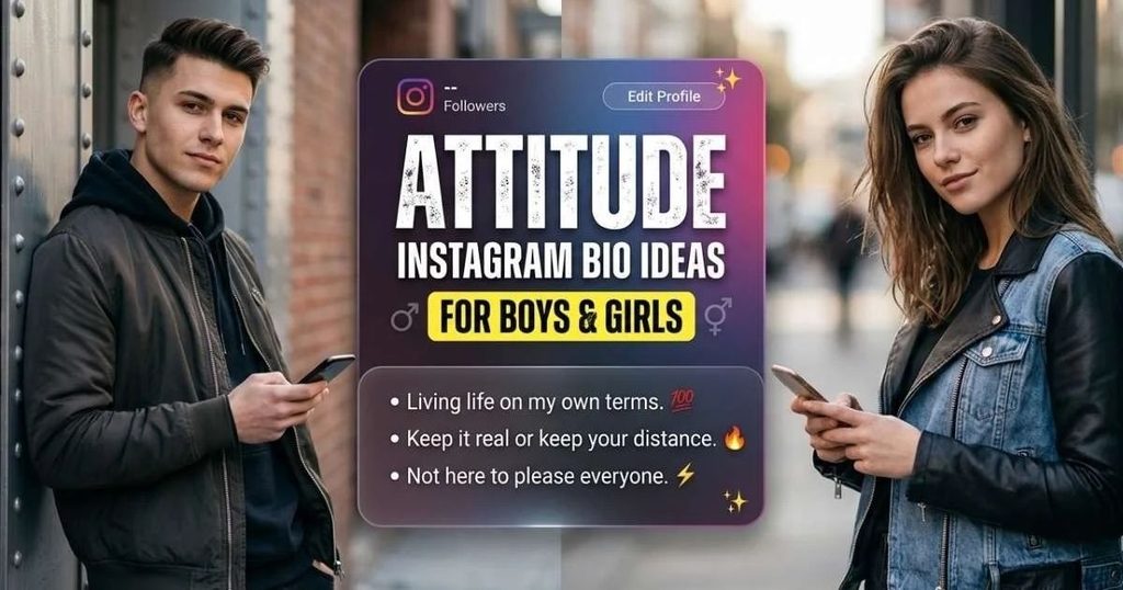 Attitude Instagram Bio Ideas for Boys and Girls