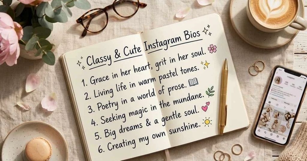 Classy and Elegant Cute Instagram Bios for Girls