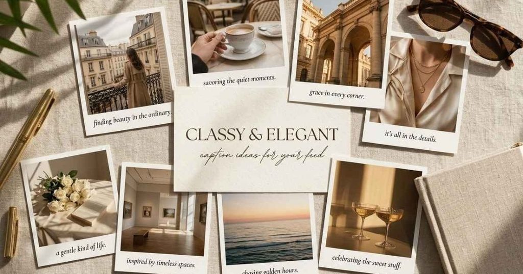 Classy and Elegant Instagram Captions for Every Photo