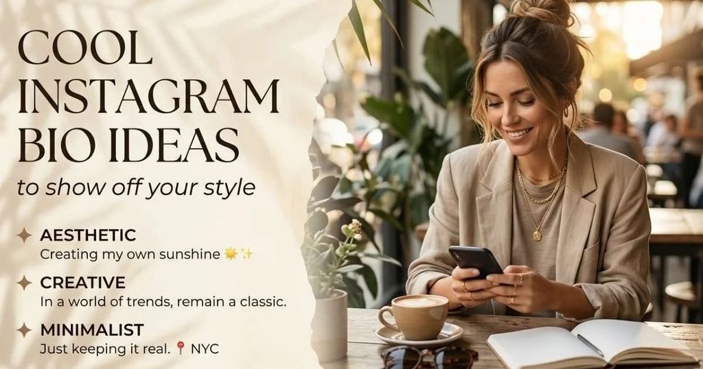 Cool Instagram Bio Ideas to Show Off Your Style