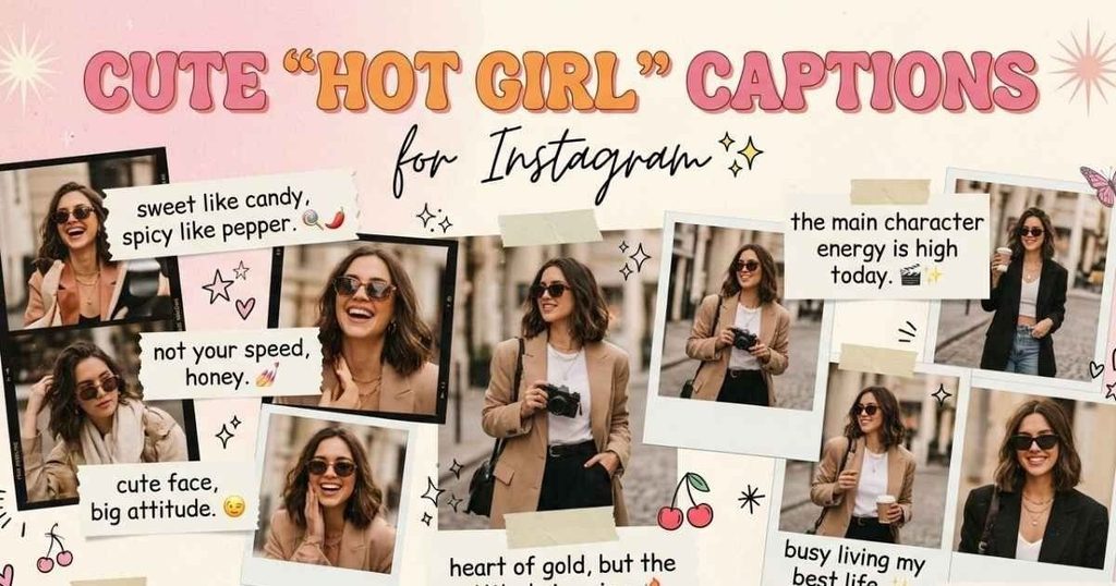Cute Hot Girl Captions for Instagram