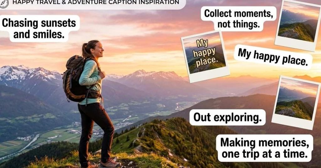 Happy Travel & Adventure Captions