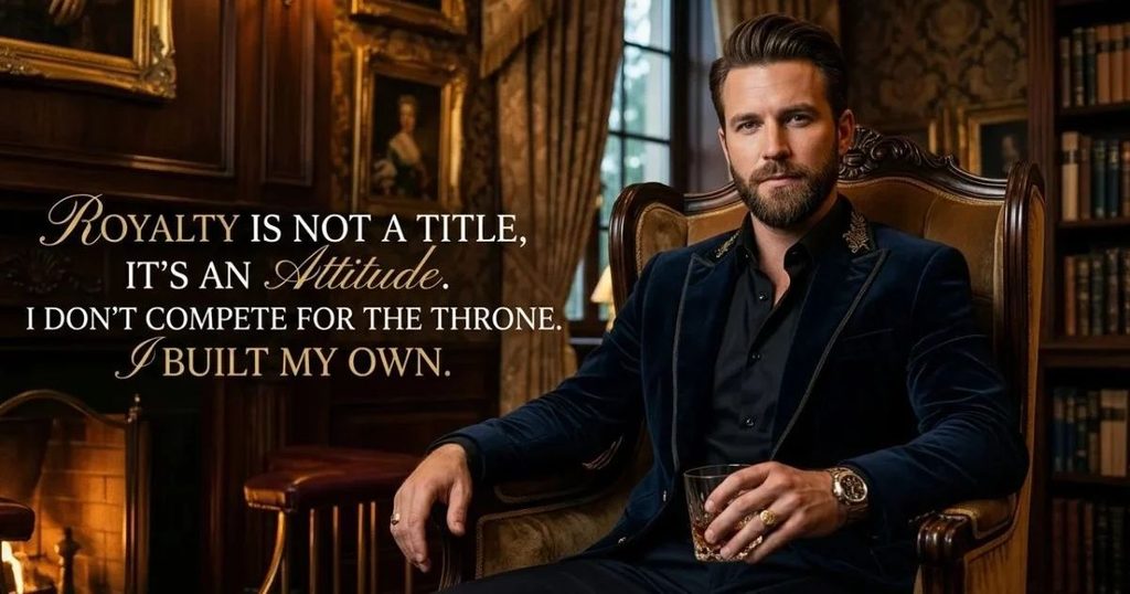 Royal Attitude Status in English for a Classy Vibe