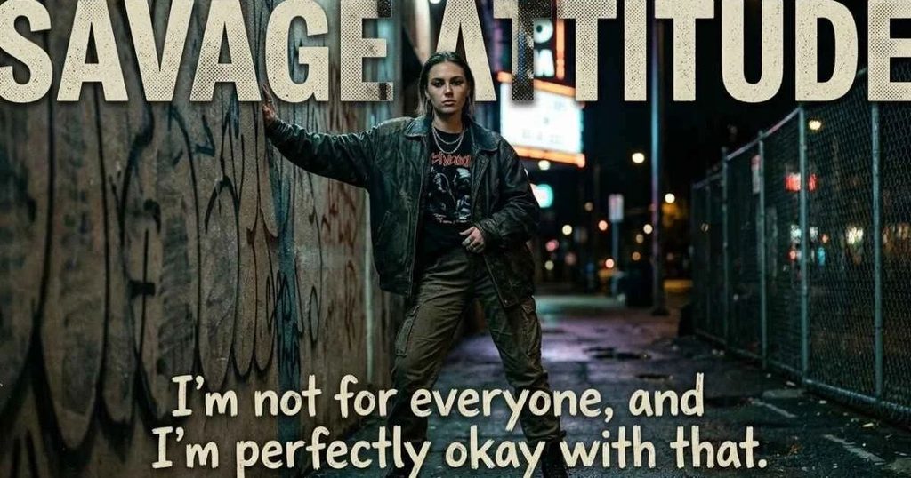 Savage Attitude Captions to Make a Bold Statement
