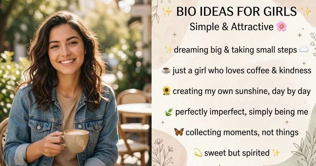 Simple and Attractive Bios for Girls