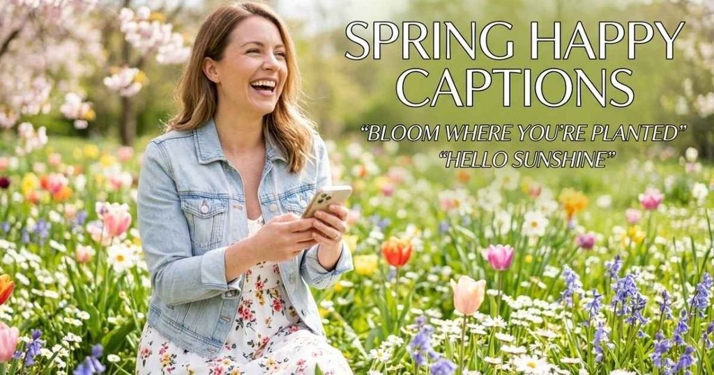 Spring Happy Captions