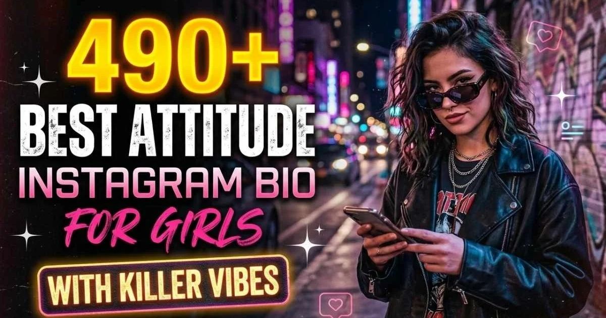 attitude bio for girls